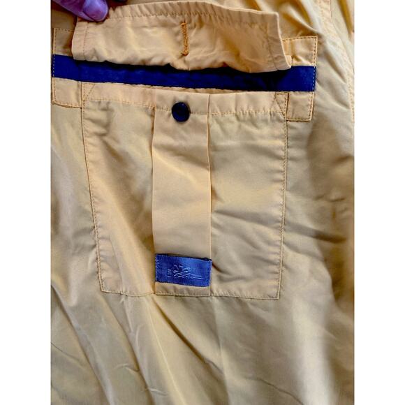 Vintage No Fear Yellow Zip Front Shirt Mens L Skatewear 90s Utility Top - Picture 6 of 7